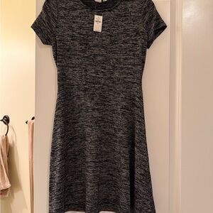 GAP Softspun Short Sleeve Fit and Flare Dress